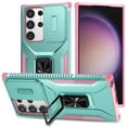 thumbnail image 1 of Decase Phone Case for Galaxy A55 with Slide Camera Protector & Magnetic Kickstand,Military-Grade Shockproof Heavy Duty Dual Layer Hybrid Cover,for Samsung Galaxy A55,Green, 1 of 9