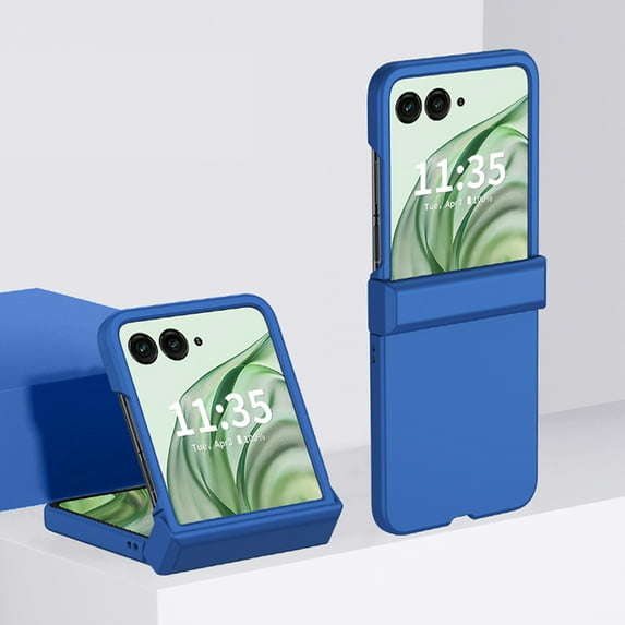 Decase Phone Case for Motorola Razr 2025/2024 ,Hard PC Shell with Hinge Protection, Anti-Scratch Shockproof Protective Slim Lightweight Foldable Case Cover for Motorola Razr 2025/2024 ,Blue