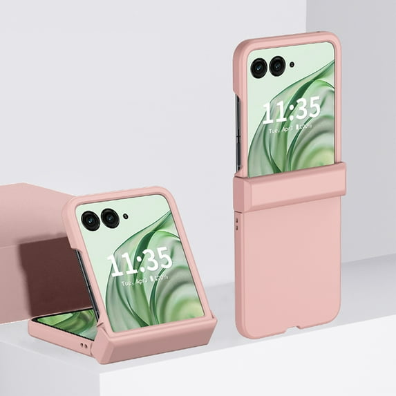 Decase Phone Case for Motorola Razr Ultra 2025 / Razr ,Hard PC Shell with Hinge Protection, Anti-Scratch Shockproof Protective Slim Lightweight Foldable Case for Motorola Razr Ultra 2025,Pink