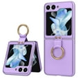 thumbnail image 1 of Decase Phone Cover for Galaxy Z Flip 5 5G with Ring Stand, Anti-Fall Slim Lightweight Shockproof Scratch Free Flip Protective Case for Samsung Galaxy Z Flip5 5G 2023(6.7 inch),Purple, 1 of 10