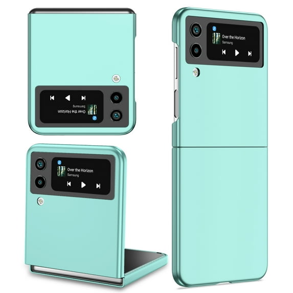 Decase Phone Cover for Samsung Galaxy Z Flip4 ,Ultra Slim Fit Lightweight Hard PC Matte Case Shockproof Drop-proof Scratch-resistant Phone Case for Samsung Galaxy Z Flip4 5G,Skyblue