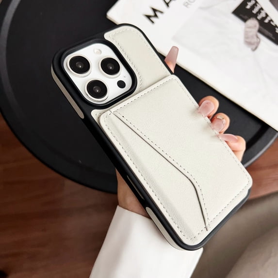 Decase Premium Leather Wallet Phone Case for iPhone 16 Plus with Card Holder Kickstand,Shockproof TPU Frame Drop Protection Cover,Stylish Flip PU Leather Phone Case for iPhone 16 Plus,Gray