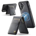 thumbnail image 1 of Decase Premium Magnetic Flip Detachable Wallet Case for iPhone 16 Plus,Shock-Absorbent PU Leather + TPU Back Cover with Credit Card Slots, Anti-Scratch,Fit Mag-Safe Car Mount,Black, 1 of 9