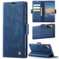 thumbnail image 1 of Decase Premium Magnetic Flip Wallet Case with RFID Blocking+Card Slots Durable TPU Shell Kickstand Phone Cover,Luxury PU Leather & TPU Material Shockproof Case for Samsung Galaxy Note 20,Blue, 1 of 11