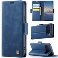 thumbnail image 1 of Decase Premium Magnetic Flip Wallet Case with RFID Blocking+Card Slots Durable TPU Shell Kickstand Phone Protective Cover,Luxury PU Leather & TPU Material Shockproof Case for Google Pixel 9,Blue, 1 of 11