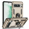 thumbnail image 1 of Decase Rugged Case for Google Pixel 8 Pro with Ring Kickstand Magnetic Car Mount,Soft TPU & Hard PC Anti-scratch Heavy Duty Cover With Screen Protector,Full Body Case for Google Pixel 8 Pro - Gold, 1 of 7