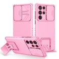 thumbnail image 1 of Decase Rugged Case for Samsung Galaxy S23 FE with Slide Camera Lens Protector,Heavy Duty Hybrid Military Grade Drop Protection Shockproof Kickstand Phone Cover,for Samsung Galaxy S23 FE,Pink, 1 of 9
