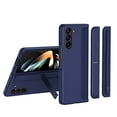 thumbnail image 1 of Decase Rugged Case for Samsung Galaxy Z Fold 5 2023, 2 in 1 Protective Case with Detachable Kickstand Module Removable Pen Slot Module + Pen,Multi-Functional Case for Galaxy Z Fold 5,Blue, 1 of 10