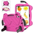 thumbnail image 1 of Decase Rugged Case for iPad 10 (10.9-Inch, 2022 Model, 10th Generation) ,Kids Friendly Hybrid Shockproof Drop Proof Protection Cute Cover With EVA Handle & Kickstand , Rose, 1 of 7