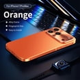 thumbnail image 1 of Decase Rugged Metal Phone Case for iPhone 17 Pro Max,Slim Textured Alloy Frame Frosted Back Shock-Absorbent Protective Cover,Orange, 1 of 6
