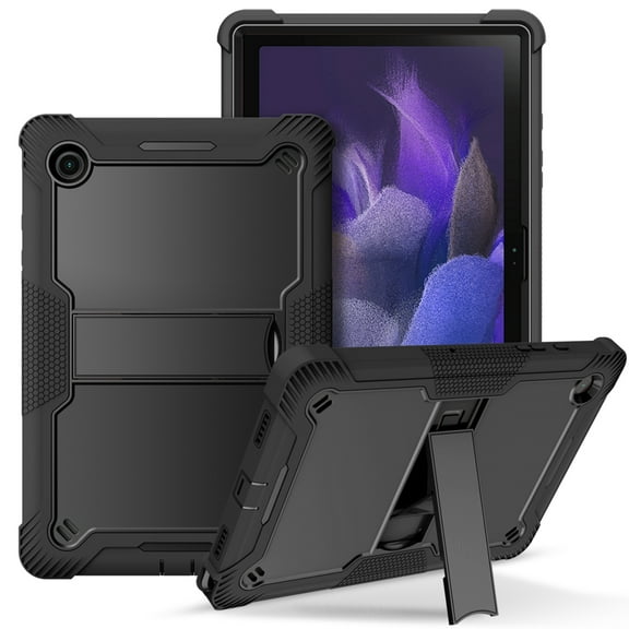 Decase Rugged Tablet Shell for Samsung Galaxy Tab A8 10.5 inch 2022 SM-X200/SM-X205/SM-X207,Heavy Duty Shockproof Anti-Scratch Drop Protection Tablet Cover Case for Samsung Galaxy Tab A8,Black