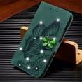 thumbnail image 1 of Decase Samsung Galaxy A03s Phone Case, Glitter Bling Diamond Butterfly Case Flip Embossing PU Leather Wallet Case for Samsung Galaxy A03s, Green, 1 of 7