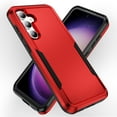 thumbnail image 1 of Decase for Samsung Galaxy A05s 5G,Galaxy A05s Case Military Grade Shockproof Dual Layer Hybrid Protective Phone Cover Case for Samsung Galaxy A05s 5G,Red+Black, 1 of 7