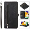 thumbnail image 1 of Decase for Samsung Galaxy A12 5G Wallet Case RFID Blocking Card Slot Pocket Credit Card Holder Flip Folio Book PU Leather Shockproof Cover Women Men for Samsung A12 5G Phone Case, Black, 1 of 6