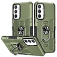 thumbnail image 1 of Decase for Samsung Galaxy A13,Galaxy A13 5G Rugged Case Support Magnetic Car Mount Military Grade Drop Protection Heavy Duty Armor Phone Cover with 360° Ring Kickstand - Green, 1 of 7