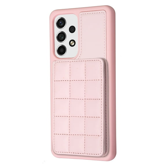 Decase for Samsung Galaxy A14 5G Magnetic Back Wallet Card Pockets Phone Case, Shockproof PU Leather Kickstand Card Holder Slots Flip Folio Protective Cover, pink
