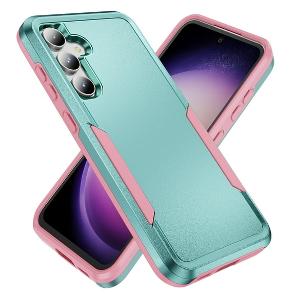 Decase for Samsung Galaxy A35 5G,Galaxy A35 Case Military Grade Shockproof Dual Layer Hybrid Protective Phone Cover Case for Samsung Galaxy A35 5G,Mint+Pink