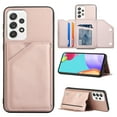 thumbnail image 1 of Decase for Samsung Galaxy A53 5G 2022 Card Holder Wallet Cover Stand Folio Flip Stand Leather Cell Accessories Gaxaly A53 G5 Galaxies 53A SM A536U Cases Women Men,Rosegold, 1 of 8