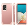 thumbnail image 1 of Decase for Samsung Galaxy A53 5G Case, Heavy Duty PC Silicone Hybrid Rugged Shockproof Case, Full Body Protective Scratch Resistant Cover For Samsung Galaxy A53 5G,Rosegold, 1 of 6