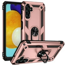 Decase for Samsung Galaxy A54 5G, Military Grade Drop Protection Magnetic Ring Holder Kickstand Protective Heavy Duty Support Car Mount Holder Phone Case, Rosegold