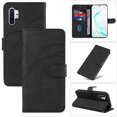 thumbnail image 1 of Decase for Samsung Galaxy Note 10 Plus Magnetic Wallet Case, Shockproof Stand Folio Flip with Wrist Strap and 3-Slots ID & Credit Cards Pocket Slim Cover, black, 1 of 1