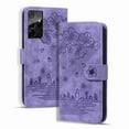 thumbnail image 1 of Decase for Samsung Galaxy S21 Ultra Case Shockproof PU Leather Retro Flower Embossed Wallet Flip Case Magnetic Stand with Card Slot Folio Cover,Purple, 1 of 5