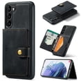 thumbnail image 1 of Decase for Samsung Galaxy S23 FE Detachable Wallet Case,2-IN-1 Function PU Leather Card Slots Stand Anti-Scratch Drop Protection Shockproof Cover Support Wireless Charging for Samsung S23 FE,Black, 1 of 8