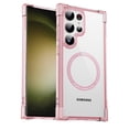 thumbnail image 1 of Decase for Samsung Galaxy S23,Galaxy S23 Clear Case Military Grade Shockproof Cover Compatible with Mag-Safe Slim Hybrid Rugged Cover Case for Samsung S23,Pink, 1 of 8