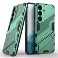 thumbnail image 1 of Decase for Samsung Galaxy S23 Military Grade Protection Case,Built-in Invisible Foldable Kickstand,Shockproof Scratch Resistant Anti-Fingerprint Slim Ultra Phone Back Cover,Green, 1 of 9