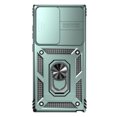 thumbnail image 1 of Decase For Samsung Galaxy S23 Ultra 6.8 inch Case with Built-in 360° Rotating Ring Stand,Magnetic Shockproof with Slide Camera Lens Protector Cover,Green, 1 of 8