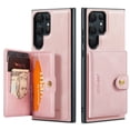 thumbnail image 1 of Decase for Samsung Galaxy S23 Ultra Case PU Leather Wallet Back Case Detachable Magnetic Closure Card Pockets Shockproof Protective Kickstand Cover for Samsung Galaxy S23 Ultra, Pink, 1 of 8