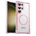 thumbnail image 1 of Decase for Samsung Galaxy S23 Ultra,Galaxy S23 Ultra Clear Case Military Grade Shockproof Cover Compatible with Mag-Safe Slim Hybrid Rugged Cover Case for Samsung S23 Ultra,Pink, 1 of 8