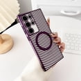 thumbnail image 1 of Decase for Samsung Galaxy S23 Ultra Rugged Anti-Scratch Translucent Case,Compatible with Mag-safe,Slim Shockproof Carbon Fiber Protective Phone Case for Samsung Galaxy S23 Ultra,Purple, 1 of 8