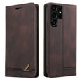 thumbnail image 1 of Decase for Samsung Galaxy S23 Ultra Wallet Leather Case, Book Folding Flip Case with Kickstand Credit Card Slot Magnetic Closure Protective Cover for Samsung Galaxy S23 Ultra 6.8 inch - Brown, 1 of 9