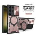 thumbnail image 1 of Decase for Samsung Galaxy S24 Plus Military Grade Protection Case,with Slide Lens Protector,Built-in Rotation Ring Stand,Shockproof Anti-Scratch Heavy Duty Case,Support Magnetic Car Mount,Pink, 1 of 11