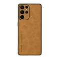 thumbnail image 1 of Decase for Samsung Galaxy S24 Plus,Samsung S24 Plus Slim Case Premium PU Leather Hybrid Scratch-resistant Phone Cover with Camera Lens Protector,Business Lightweight Case for Galaxy S24 Plus,Brown, 1 of 7