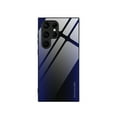 thumbnail image 1 of Decase Samsung Galaxy S24 Ultra Case,Back Tempered Glass Gradient Color Pattern + TPU Frame Hybrid Slim Fit Anti-Scratch Phone Cover for Galaxy S24 Ultra - Darkblue, 1 of 10
