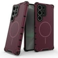 thumbnail image 1 of Decase for Samsung Galaxy S24 Ultra Mag-Safe Case,Military-Grade Drop Protection,Built-in Magnet,Heat Dissipation Back Cover,Support Wireless Charging,Shockproof Rugged PC+TPU Bumper Case,Plum, 1 of 8