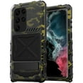 thumbnail image 1 of Decase for Samsung Galaxy S24 Ultra Metal Aluminium Case,Galaxy S24 Ultra Case Built in Gorilla Screen Protector [Military Grade] [Outdoor] Heavy Duty Armor Kickstand Case for Samsung S24 Ultra,Green, 1 of 7