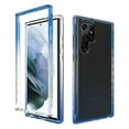 thumbnail image 1 of Decase for Samsung Galaxy S25 Plus Dual-layer Protection Case,Silm Shockproof Hybrid TPU Bumper Anti-Scratch Crystal Clear Gradient PC Back Cover Drop Proof Protective Phone Case,Blue, 1 of 6