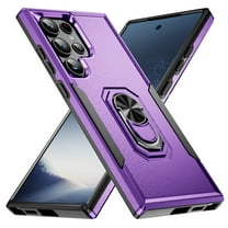Decase for Samsung Galaxy S25 Ultra Case,Military-Grade Shockproof Protection, Rotating Ring Stand,Magnetic Car Mount Compatible, Scratch-Resistant, Dual Layer Hard PC   TPU Cover,K