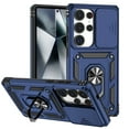 thumbnail image 1 of Decase for Samsung Galaxy S25 Ultra Rugged Case with Slide Protective Cover,Military Grade Shockproof Cover,with Magnetic Ring Holder Phone Protective Case for Samsung Galaxy S25 Ultra,Blue, 1 of 9
