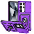 thumbnail image 1 of Decase for Samsung Galaxy S25 Ultra Rugged Case with Slide Protective Cover,Military Grade Shockproof Cover,with Magnetic Ring Holder Phone Protective Case for Samsung Galaxy S25 Ultra,Purple, 1 of 9