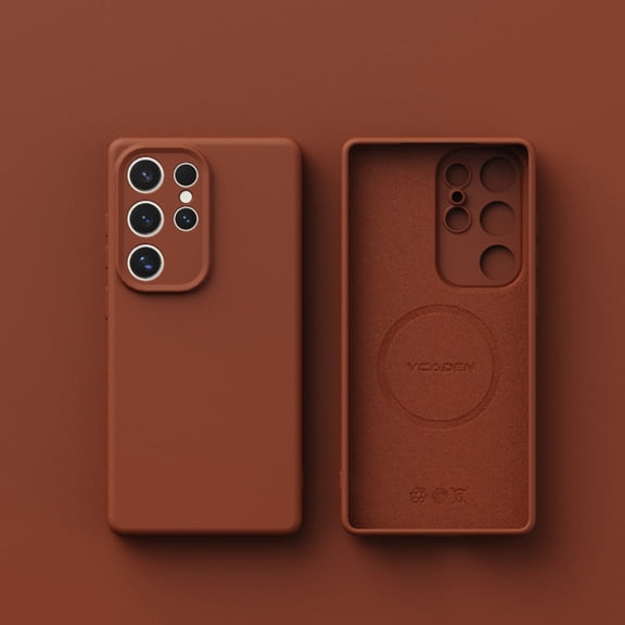 Decase for Samsung Galaxy S25 Ultra Soft TPU Shockproof Case,Flexible Slim Silicone Back Cover, Anti-Scratch Shock-Absorbent Protective Phone Case,Tan