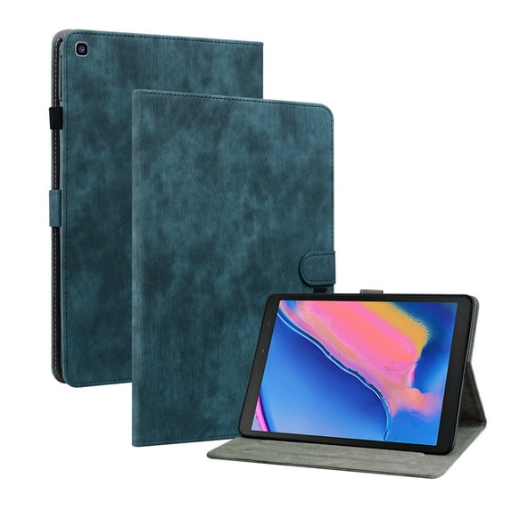 Decase for Samsung Galaxy Tab A8 10.5" SM-X200/X205 2022 Tablet Case,Tri-Fold Stand Slim Fit Lightweight Shockproof Tablet Cover with Anti-Slip Strips & Card Slots With Auto Wake/Sleep, Darkblue