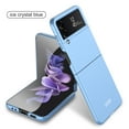 thumbnail image 1 of Decase for Samsung Galaxy Z Flip 4 Luxury Case with Screen Protector, Ultra Slim High-quality Matte PC Protective Durable Cover Shockproof Anti-Scratch Wear-Resistant for Galaxy Z Flip4 Case,Blue, 1 of 5
