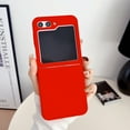 thumbnail image 1 of Decase Samsung Galaxy Z Flip5 2023 New Slim Case,Ultra Thin Soft Silicone Rubber Non-Slip Shockproof Protective Case Cute Matte Full Protection Phone Cover for Samsung Z Flip5 6.7 Inch,Red, 1 of 6