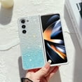 thumbnail image 1 of Decase for Samsung Galaxy Z Fold 4 Gradient Bling Glitter Case,Sparkle Luxury Slim Thin Shockproof Anti-Scratch Lightweight Protective Phone Case Cover,Blue, 1 of 7