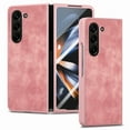 thumbnail image 1 of Decase for Samsung Galaxy Z Fold 5, Magnetic Hinge Protection Luxury PU Leather Fold 5 Case with Screen Protector, Full Body Protective Cover Compatible with Samsung Galaxy Z Fold 5 5G 2023, Pink, 1 of 6