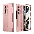 thumbnail image 1 of Decase for Samsung Galaxy Z Fold 5 Rugged Case, Plating PC Luxury All-Inclusive Hinge Protection Support Wireless Charging with Built-in Screen Protector Cover For Samsung Z Fold 5 2023 5G, Rosegold, 1 of 7